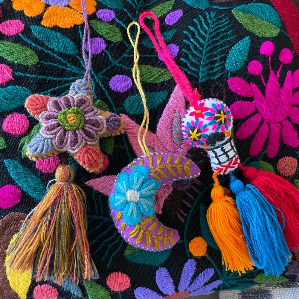 Bundle of hand made Pom Poms